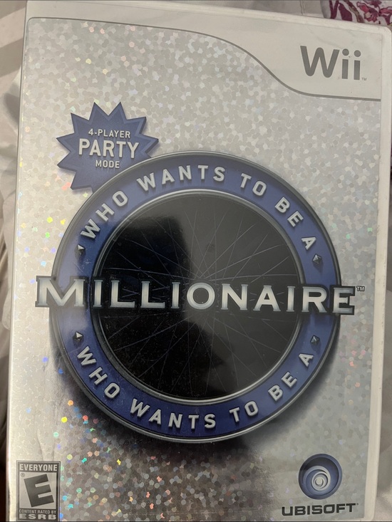 Wii Other - Ubisoft Who Wants to Be a Millionaire Wii Game - Blue